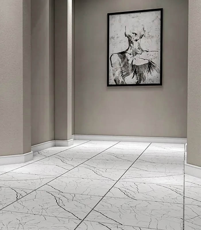 Light Grey Marble Effect Teos Tile For Wall (3)