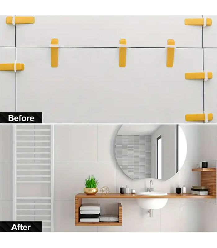 250 pieces black tiles spacers (4)